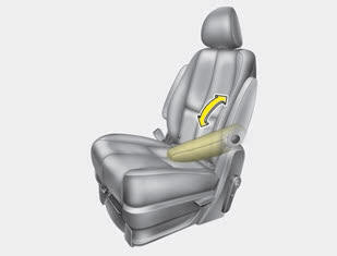 Kia Carnival: Rear seat adjustment. Type A