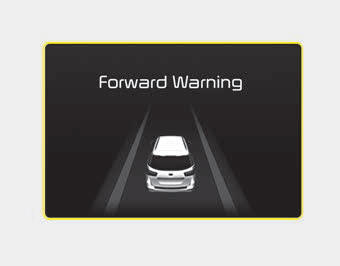 Kia Carnival: FCWS Operation. A warning message and chime will be provided when rapidly approaching a slower