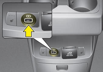 Kia Carnival: USB charger. Rear
