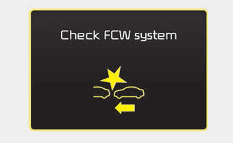 Kia Carnival: FCWS Operation. Warning message