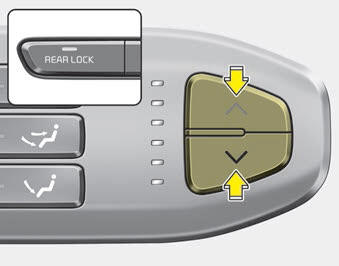 Kia Carnival: Rear climate control. From rear seat