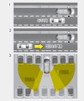 Kia Carnival: Blind spot detection system (BSD). The Blind Spot Detection System (BSD) uses a radar sensor to alert the driver.